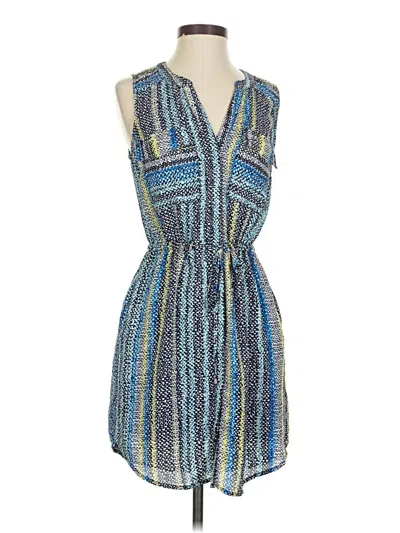 Pre-owned Skies Are Blue Cocktail Dress In Blue