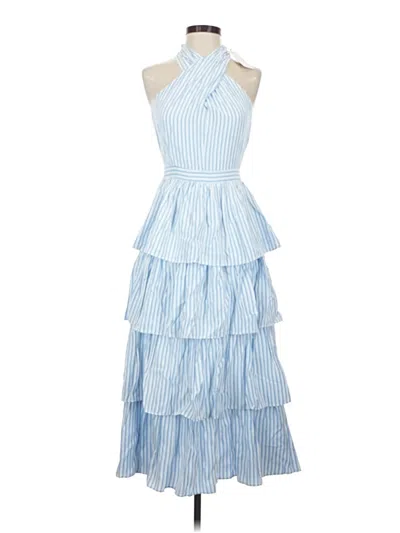 Pre-owned Skies Are Blue Cocktail Dress In Blue