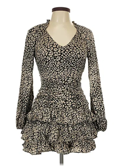 Pre-owned Skies Are Blue Cocktail Dress In Brown