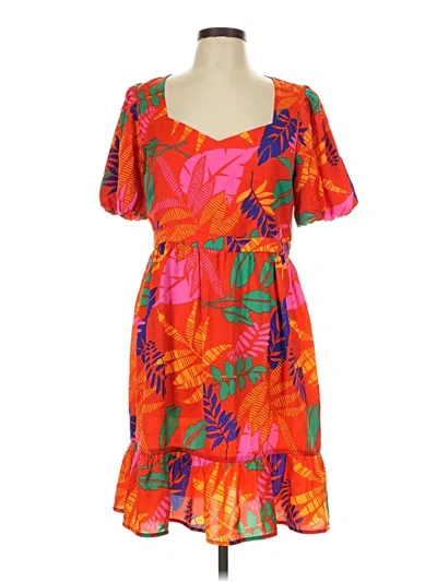 Pre-owned Skies Are Blue Cocktail Dress In Orange