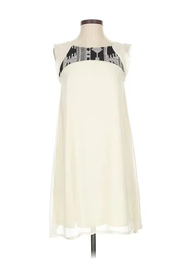 Pre-owned Skies Are Blue Cocktail Dress In White