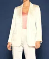 Skies Are Blue Holiday Spirit Blazer In Cream