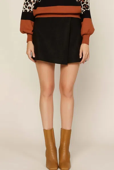 Skies Are Blue Dylann Skort In Black