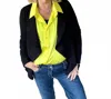 Skies Are Blue Effortlessly Iconic Button Down Top - Plus In Lime Yellow In Green