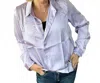 Skies Are Blue Effortlessly Iconic Button Down Top - Plus In Wisteria
