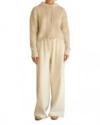 Skies Are Blue Elastic Waist Pull-on Sweatpants In Oatmeal In Neutral