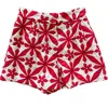 Skies Are Blue Embroidered Shorts In Multi