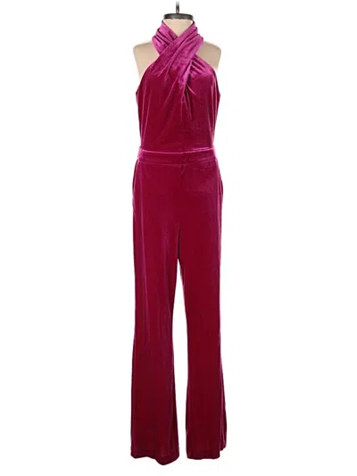 Skies Are Blue Jumpsuit In Burgundy