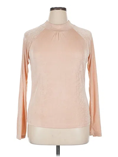 Pre-owned Skies Are Blue Long Sleeve Blouse In Tan