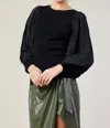 Skies Are Blue Madley Blouse In Black In Black