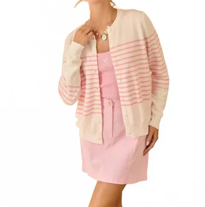 Skies Are Blue Missy Cardigan In Pink