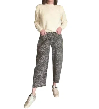 Skies Are Blue Not So Simple Sweater In Cream In Multi