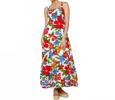 Skies Are Blue Paradise Falls Maxi Dress In Multi