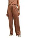 Skies Are Blue Payton Scuba Pants In Coffee In Brown