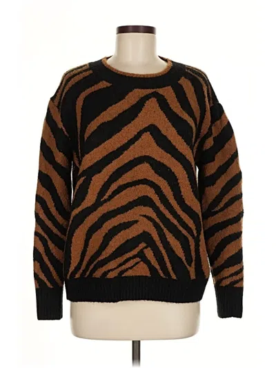 Pre-owned Skies Are Blue Pullover Sweater In Brown