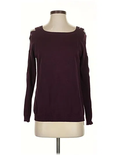 Pre-owned Skies Are Blue Pullover Sweater In Burgundy