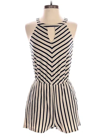 Pre-owned Skies Are Blue Romper In Brown