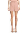 Skies Are Blue Sienna Eco-friendly Tailored Shorts In Rose Cloud In Pink