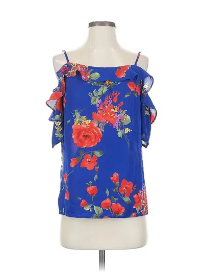 Pre-owned Skies Are Blue Sleeveless Blouse In Blue