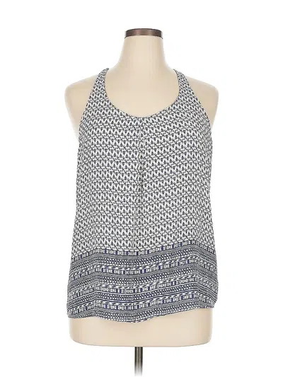 Skies Are Blue Sleeveless Blouse In Blue