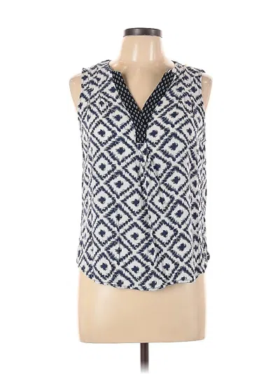 Pre-owned Skies Are Blue Sleeveless Blouse In Blue