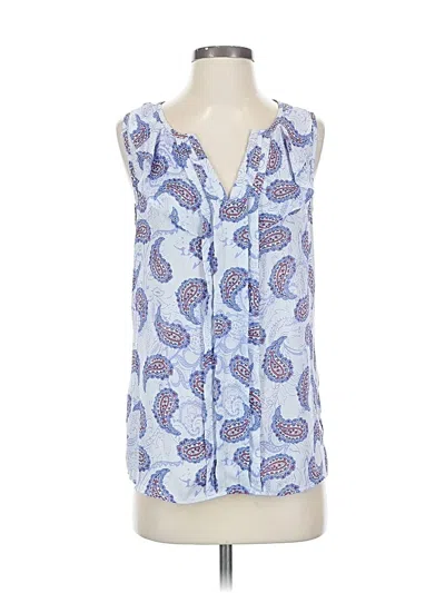 Pre-owned Skies Are Blue Sleeveless Blouse In Blue