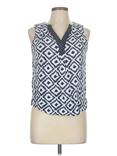 Pre-owned Skies Are Blue Sleeveless Blouse In Blue