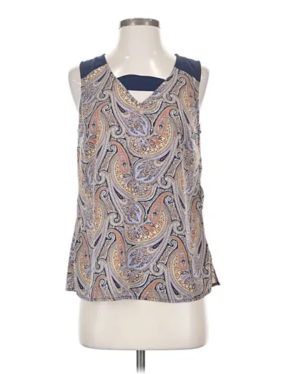 Pre-owned Skies Are Blue Sleeveless Blouse In Blue