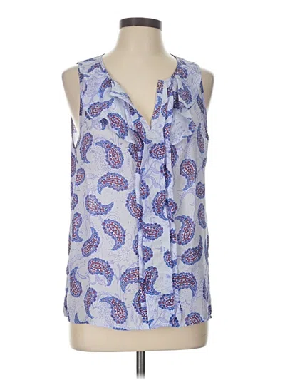 Pre-owned Skies Are Blue Sleeveless Blouse In Blue
