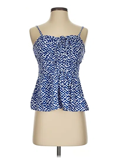 Pre-owned Skies Are Blue Sleeveless Blouse In Blue