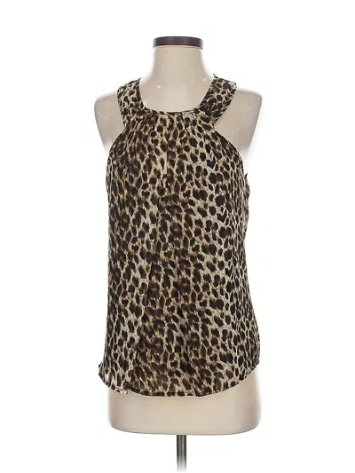 Pre-owned Skies Are Blue Sleeveless Blouse In Brown