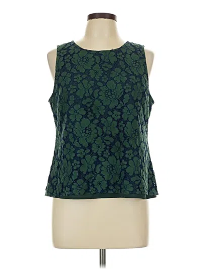 Pre-owned Skies Are Blue Sleeveless Blouse In Green