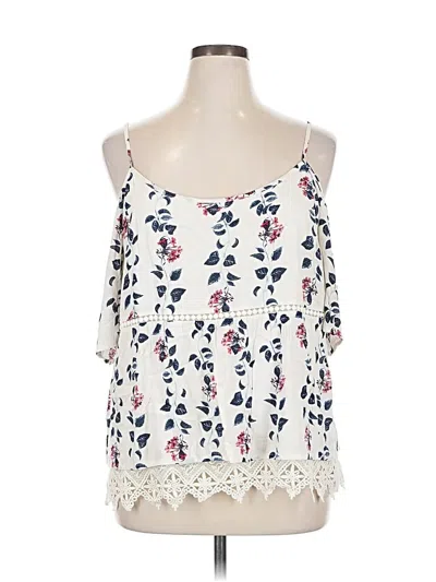 Skies Are Blue Sleeveless Blouse In Neutral