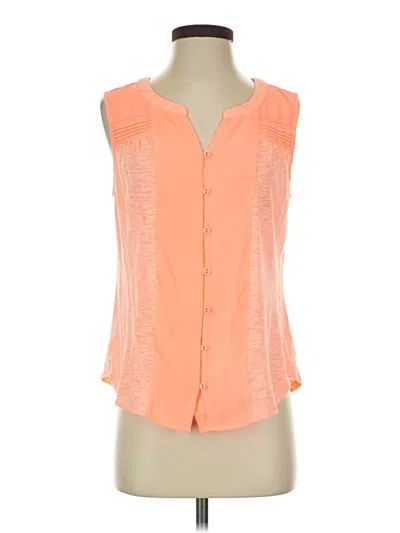 Pre-owned Skies Are Blue Sleeveless Blouse In Orange
