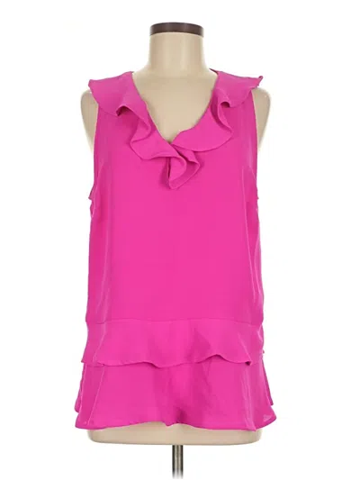 Pre-owned Skies Are Blue Sleeveless Blouse In Pink