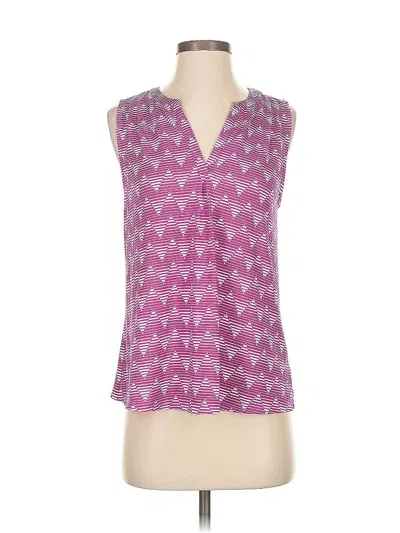 Pre-owned Skies Are Blue Sleeveless Blouse In Pink