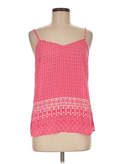 Pre-owned Skies Are Blue Sleeveless Top Pink Sweetheart Neckline Tops