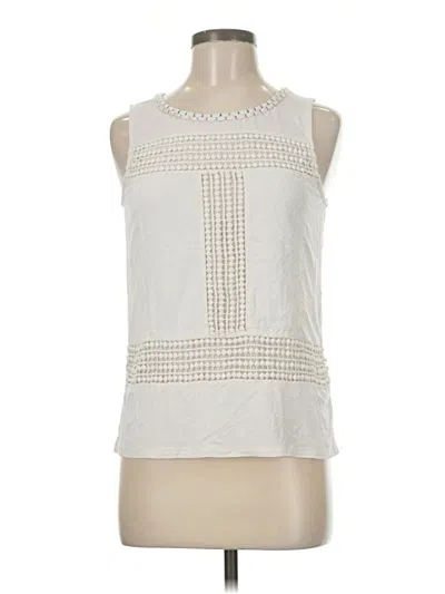 Pre-owned Skies Are Blue Sleeveless T-shirt In White