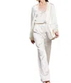 Skies Are Blue Snow Cynical Pants In Cream In White