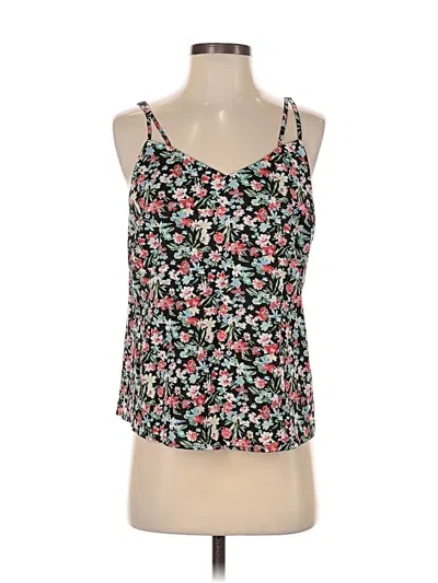 Pre-owned Skies Are Blue Tank Top Black Sweetheart Neckline Tops