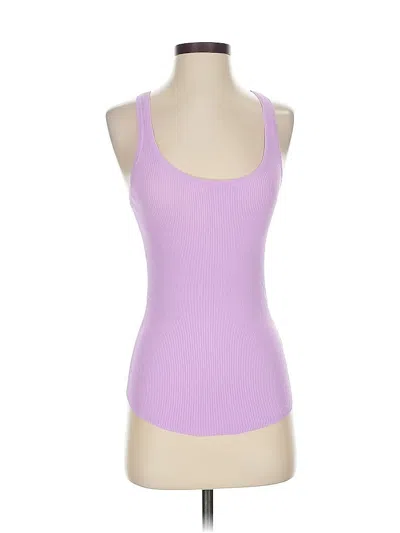 Pre-owned Skies Are Blue Tank Top Purple Strapless Neckline Tops