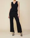 Skies Are Blue Tatiana Trouser In Black In Black