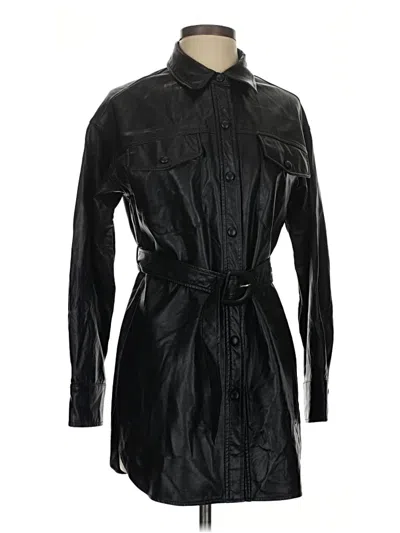Pre-owned Skies Are Blue Trenchcoat In Black