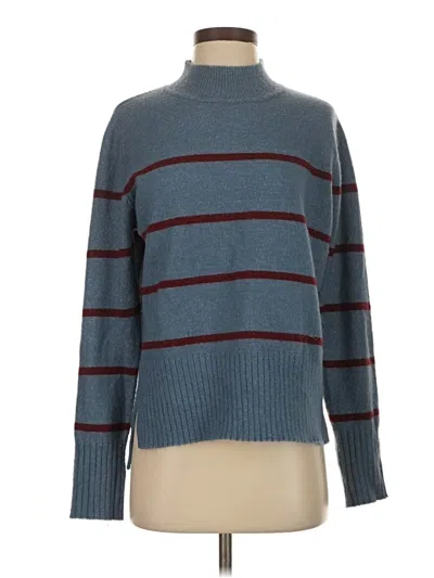 Pre-owned Skies Are Blue Turtleneck Sweater In Blue