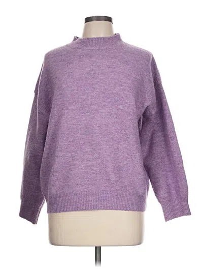 Pre-owned Skies Are Blue Turtleneck Sweater In Purple