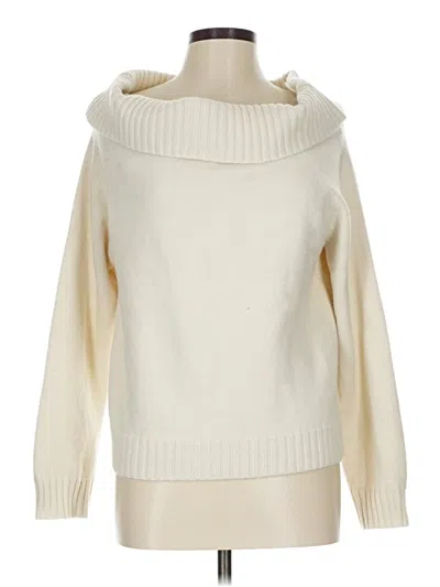 Pre-owned Skies Are Blue Turtleneck Sweater In White