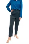 Skies Are Blue Tyra Tapered Pant In Evergreen In Blue