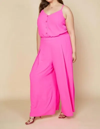 Skies Are Blue Ultra Pink Palazzo Pants In Orange
