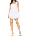 Skies Are Blue Elliott Mini Dress In White In White