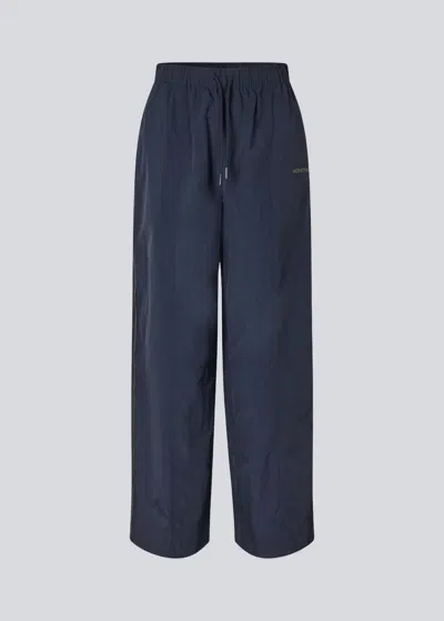 Skies Are Blue Women's Elastic Waist Pants In Navy Blue